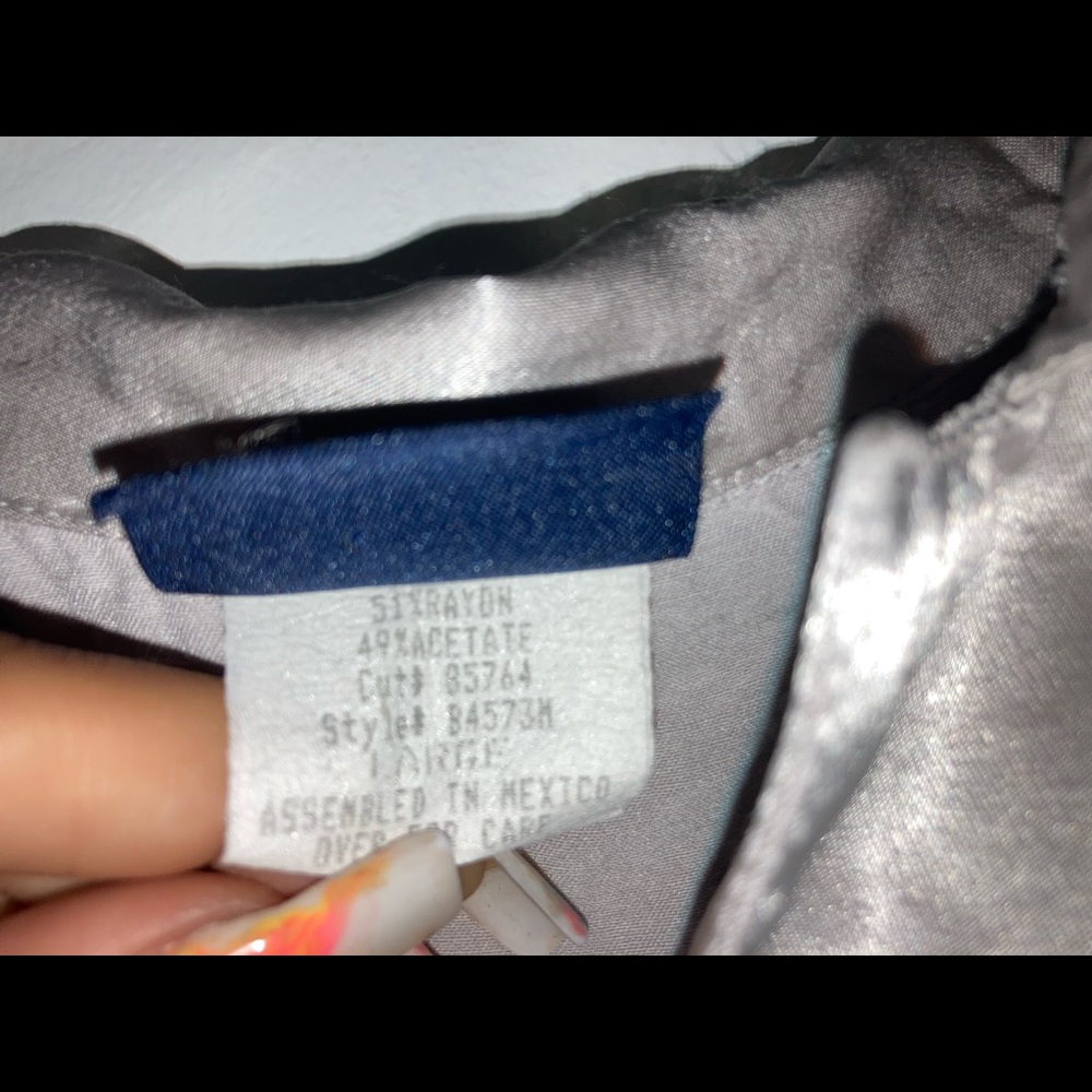 Silver Button Up - Picture 3 of 3